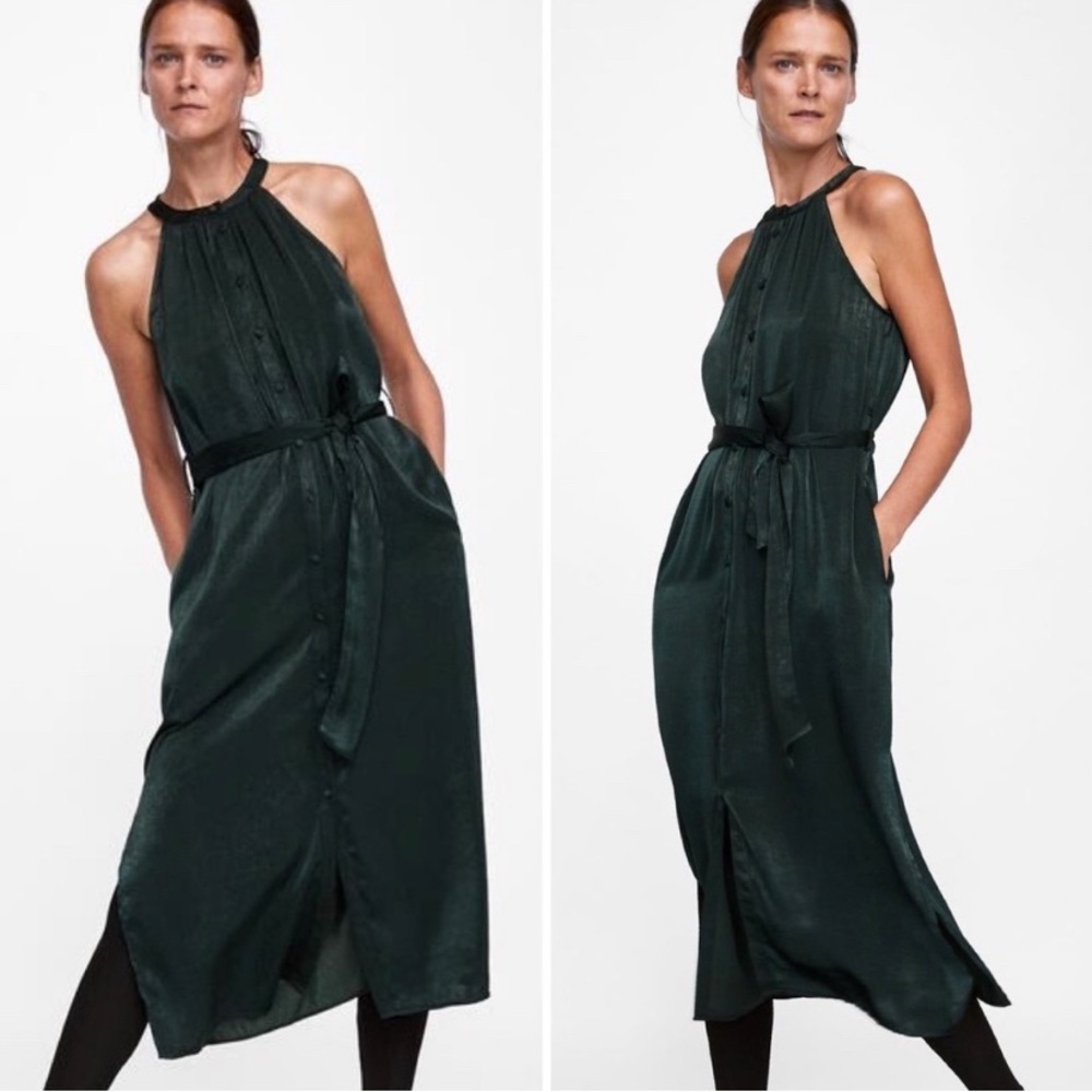 ❌❌❌SOLD❌❌❌Zara satin dress